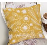 - RealHomes Dijital Baskılı Modern Yastık Kırlent Kılıfı - Realhomes Sarı Renkli Dekoratif Dekoratif Yastık Kırlent Kılıfı Realhomes