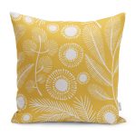 - RealHomes Dijital Baskılı Modern Yastık Kırlent Kılıfı - Realhomes Sarı Renkli Dekoratif Dekoratif Yastık Kırlent Kılıfı Realhomes