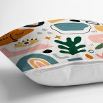 - RealHomes Dijital Baskılı Modern Yastık Kırlent Kılıfı - Realhomes Soyut Çizimli Onedraw Temalı Dekoratif Yastık Kırlent Kılıfı Realhomes