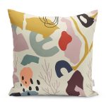 - RealHomes Dijital Baskılı Modern Yastık Kırlent Kılıfı - Realhomes Soyut Çizimli Onedraw Temalı Dekoratif Yastık Kırlent Kılıfı Realhomes