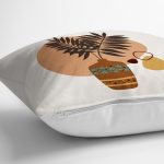 - RealHomes Dijital Baskılı Modern Yastık Kırlent Kılıfı - Realhomes Onedraw Vazo Temalı Özel Tasarım Modern Yastık Kırlent Kılıfı Realhomes