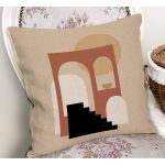 - RealHomes Dijital Baskılı Modern Yastık Kırlent Kılıfı - Realhomes Onedraw Etnik Motifli Dijital Baskılı Yastık Kırlent Kılıfı Realhomes