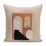 - RealHomes Dijital Baskılı Modern Yastık Kırlent Kılıfı - Realhomes Onedraw Etnik Motifli Dijital Baskılı Yastık Kırlent Kılıfı Realhomes