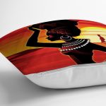 - RealHomes Dijital Baskılı Modern Yastık Kırlent Kılıfı - Realhomes Etnik Siyahi Kadın Temalı Dijital Baskılı Yastık Kırlent Kılıfı Realhomes