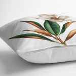 - RealHomes Dijital Baskılı Modern Yastık Kırlent Kılıfı - Realhomes 3D Tropik Yaprak Gül Motifli Dekoratif Yastık Kırlent Kılıfı Realhomes