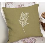 - RealHomes Dijital Baskılı Modern Yastık Kırlent Kılıfı - Realhomes Yeşil Zemin Çiçek Temalı Özel Tasarım Modern Yastık Kırlent Kılıfı Realhomes