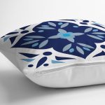 - RealHomes Dijital Baskılı Modern Yastık Kırlent Kılıfı - Realhomes Mavi Çini Motifli Dekoratif Yastık Kırlent Kılıfı Realhomes