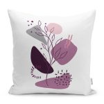 - RealHomes Dijital Baskılı Modern Yastık Kırlent Kılıfı - Realhomes Eflatun Renkli Onedraw Çiçek Tasarımlı Modern Yastık Kırlent Kılıfı Realhomes