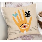 - RealHomes Dijital Baskılı Modern Yastık Kırlent Kılıfı - Realhomes Soyut Tasarımlı Dijital Baskılı Dekoratif Yastık Kırlent Kılıfı Realhomes