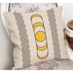 - RealHomes Dijital Baskılı Modern Yastık Kırlent Kılıfı - Realhomes Krem Zeminli İskandinav Motifli Çizim Dekoratif Yastık Kırlent Kılıfı Realhomes