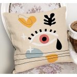 - RealHomes Dijital Baskılı Modern Yastık Kırlent Kılıfı - Realhomes Soyut Tasarımlı Dijital Baskılı Dekoratif Yastık Kırlent Kılıfı Realhomes