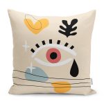 - RealHomes Dijital Baskılı Modern Yastık Kırlent Kılıfı - Realhomes Soyut Tasarımlı Dijital Baskılı Dekoratif Yastık Kırlent Kılıfı Realhomes