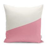 - RealHomes Dijital Baskılı Modern Yastık Kırlent Kılıfı - Realhomes Krem & Pembe Düz Renkli Dijital Baskılı Dekoratif Yastık Kırlent Kılıfı Realhomes