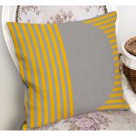 - RealHomes Dijital Baskılı Modern Yastık Kırlent Kılıfı - Realhomes Sarı Çizgili Dijital Baskılı Modern Yastık Kırlent Kılıfı Realhomes