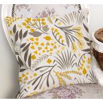 - RealHomes Dijital Baskılı Modern Yastık Kırlent Kılıfı - Realhomes Sarı Detaylı Çiçek Temalı Dijital Baskılı Modern Yastık Kırlent Kılıfı Realhomes