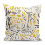 - RealHomes Dijital Baskılı Modern Yastık Kırlent Kılıfı - Realhomes Sarı Detaylı Çiçek Temalı Dijital Baskılı Modern Yastık Kırlent Kılıfı Realhomes