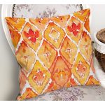 - RealHomes Dijital Baskılı Modern Yastık Kırlent Kılıfı - Realhomes Turuncu Damask Tasarımlı Dijital Baskılı Dekoratif Yastık Kırlent Kılıfı Realhomes