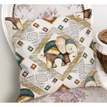 - RealHomes Dijital Baskılı Modern Yastık Kırlent Kılıfı - Realhomes Etnik Motifli Fil Tasarımlı Dijital Baskılı Yastık Kırlent Kılıfı Realhomes