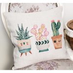 - RealHomes Dijital Baskılı Modern Yastık Kırlent Kılıfı - Realhomes Kaktüs Motifli Dijital Baskılı Dekotarif Yastık Kırlent Kılıfı Realhomes