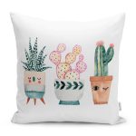 - RealHomes Dijital Baskılı Modern Yastık Kırlent Kılıfı - Realhomes Kaktüs Motifli Dijital Baskılı Dekotarif Yastık Kırlent Kılıfı Realhomes