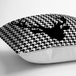 - RealHomes Dijital Baskılı Modern Yastık Kırlent Kılıfı - Realhomes Kazayağı Zemin Geyik Tasarımlı Dekoratif Yastık Kırlent Kılıfı Realhomes