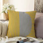 Koyu Gri Turuncu Düz Renkli Dekoratif Raşel Kadife Yastık Kırlent Kılıfı Realhomes