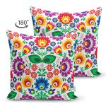 - RealHomes Çift Tarafı Dijital Baskılı Süet Yastık Kırlent Kılıfı - Realhomes  Otantik Tropik Çiçekler Özel Tasarım Modern Süet Yastık Kırlent Kılıfı Realhomes