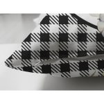 - RealHomes Çift Tarafı Dijital Baskılı Süet Yastık Kırlent Kılıfı - Realhomes Siyah Beyaz Ekose Ayçiçeği Özel Tasarımlı Modern Süet Yastık Kırlent Kılıfı Realhomes