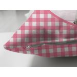 - RealHomes Çift Tarafı Dijital Baskılı Süet Yastık Kırlent Kılıfı - Realhomes Mavi Ekose Motifli Renkli Güller Dijital Baskılı Süet Yastık Kırlent Kılıfı Realhomes