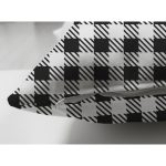 - RealHomes Çift Tarafı Dijital Baskılı Süet Yastık Kırlent Kılıfı - Realhomes Mery Christmas Temalı Ekose Tasarımlı Modern Süet Yastık Kırlent Kılıfı Realhomes