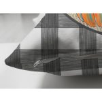 - RealHomes Çift Tarafı Dijital Baskılı Süet Yastık Kırlent Kılıfı - Realhomes Ekose Motifli Kabak Tasarımlı Modern Süet Yastık Kırlent Kılıfı Realhomes