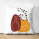 - RealHomes Çift Tarafı Dijital Baskılı Süet Yastık Kırlent Kılıfı - Realhomes Onedraw Çizimli Özel Tasarımlı Süet Yastık Kırlent Kılıfı Realhomes