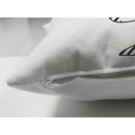 - RealHomes Çift Tarafı Dijital Baskılı Süet Yastık Kırlent Kılıfı - Realhomes Siyah Beyaz Ekose Motifli Geyik Çizimli Dekoratif Süet Yastık Kırlent Kılıfı Realhomes