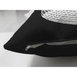 - RealHomes Çift Tarafı Dijital Baskılı Süet Yastık Kırlent Kılıfı - Realhomes Siyah Beyaz Kral Tacı Özel Tasarımlı Modern Süet Yastık Kırlent Kılıfı Realhomes