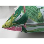 - RealHomes Çift Tarafı Dijital Baskılı Süet Yastık Kırlent Kılıfı - Realhomes Renkli Tropik Yaprak Flamingo Motifli Süet Yastık Kırlent Kılıfı Realhomes