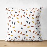 - RealHomes Çift Tarafı Dijital Baskılı Süet Yastık Kırlent Kılıfı - Realhomes Renkli Minimal Dikdörtgen Çizimli Süet Yastık Kırlent Kılıfı Realhomes