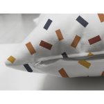 - RealHomes Çift Tarafı Dijital Baskılı Süet Yastık Kırlent Kılıfı - Realhomes Renkli Minimal Dikdörtgen Çizimli Süet Yastık Kırlent Kılıfı Realhomes