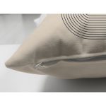 - RealHomes Çift Tarafı Dijital Baskılı Süet Yastık Kırlent Kılıfı - Realhomes Krem Zemin Onedraw Çizimli Modern Süet Yastık Kırlent Kılıfı Realhomes