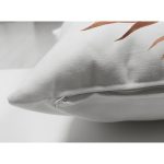 Sonbahar Temalı Kurumuş Tropik Yaprak Motifli Süet Yastık Kırlent Kılıfı Realhomes