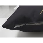 Koyu Lacivert Zeminli Dijital Baskılı Modern Süet Yastık Kırlent Kılıfı Realhomes