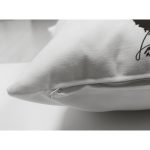 - RealHomes Çift Tarafı Dijital Baskılı Süet Yastık Kırlent Kılıfı - Realhomes Oneline Siyah Beyaz Kadın Figürlü Özel Tasarım Süet Yastık Kırlent Kılıfı Realhomes