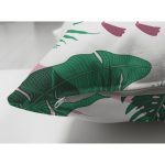 - RealHomes Çift Tarafı Dijital Baskılı Süet Yastık Kırlent Kılıfı - Realhomes Tropik Yaprak Flamingo Özel Tasarımlı Dijital Baskılı Süet Yastık Kırlent Kılıfı Realhomes