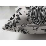 - RealHomes Çift Tarafı Dijital Baskılı Süet Yastık Kırlent Kılıfı - Realhomes Siyah Beyaz Sanatsal Çizimli Özel Tasarım Süet Yastık Kırlent Kılıfı Realhomes