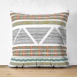 İskandinav Motifli Özel Tasarımlı Dekoratif Süet Yastık Kırlent Kılıfı Realhomes