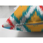 - RealHomes Çift Tarafı Dijital Baskılı Süet Yastık Kırlent Kılıfı - Realhomes Renkli Geometrik Motifli Özel Tasarım Süet Yastık Kırlent Kılıfı Realhomes