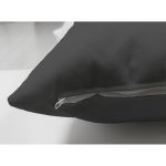 - RealHomes Çift Tarafı Dijital Baskılı Süet Yastık Kırlent Kılıfı - Realhomes  Koyu Gri Zeminli Oneline Çizimli Dekoratif Süet Yastık Kırlent Kılıfı Realhomes