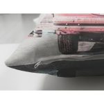 Retro Otantik Araba Tasarımlı Modern Süet Yastık Kırlent Kılıfı Realhomes