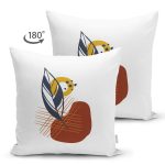 - RealHomes Çift Tarafı Dijital Baskılı Süet Yastık Kırlent Kılıfı - Realhomes  Soyut Detaylı Dijital Baskılı Modern Süet Yastık Kırlent Kılıfı Realhomes