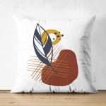 - RealHomes Çift Tarafı Dijital Baskılı Süet Yastık Kırlent Kılıfı - Realhomes  Soyut Detaylı Dijital Baskılı Modern Süet Yastık Kırlent Kılıfı Realhomes