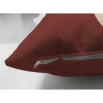 - RealHomes Çift Tarafı Dijital Baskılı Süet Yastık Kırlent Kılıfı - Realhomes  Bordo Zeminli Tropik Yaprak Detaylı Süet Yastık Kırlent Kılıfı Realhomes